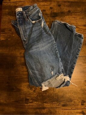 Abercrombie & Fitch Women's Skinny Distressed Blue Jeans
